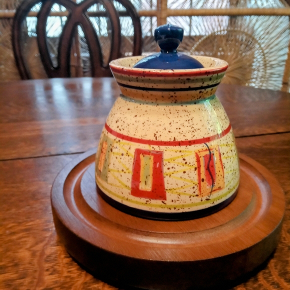 Pfaltzgraff Sedona Hand Painted Sugar and Creamer - Picture 3 of 8